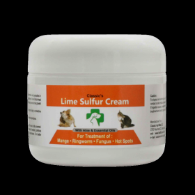 Classic's Lime Sulfur Pet Skin Cream - Pet Care and Veterinary Treatment for Itchy and Dry Skin