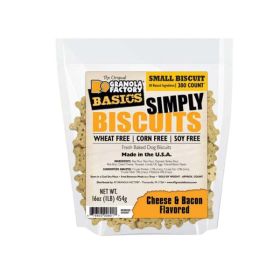 K9 Granola Simply Biscuits; Small Cheese and Bacon 1Lb