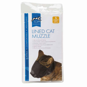 TP Lined Nylon Cat Muzzle (size: S to 6lb)