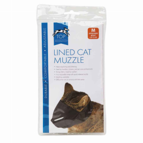TP Lined Nylon Cat Muzzle (size: M 6-12lb)