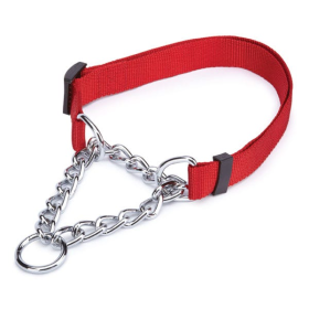 GG Martingale Collar (Color: Red, size: 13-18in)