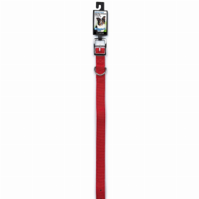 DGR 1in Dbl Nylon Collar (Color: Red, size: 22in)