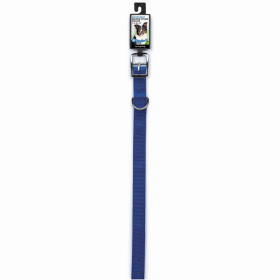 DGR 1in Dbl Nylon Collar (Color: Blue, size: 22in)