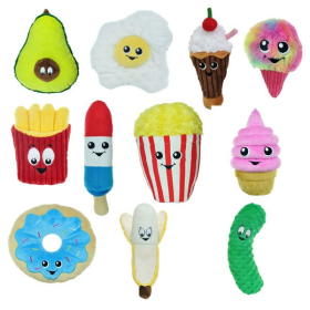 Food Junkeez Plush Toy (Color: Ice Cream Cone, size: large)