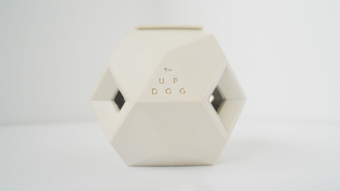 The Odin - Modern Treat Dispensing Dog Puzzle (Color: Light Grey)