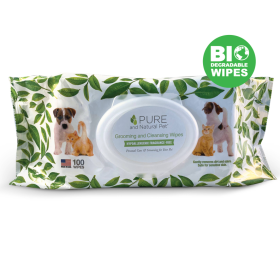 Grooming & Cleansing Wipe (Color: Unscented/Fragrance-Free)