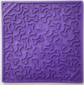 Bones Design eMat Enrichment Lick Mat (Color: Purple)