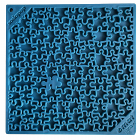 Jigsaw Design eMat Enrichment Lick Mat (Color: Blue)