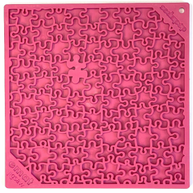 Jigsaw Design eMat Enrichment Lick Mat (Color: Pink)