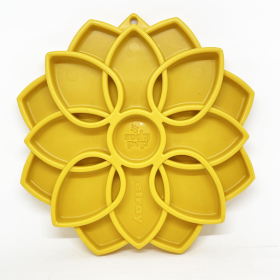 Mandala Design eTray Enrichment Tray for Dogs (Color: Yellow)