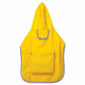 Zack & Zoey Reversible Pocket Raincoat (Color: Yellow, size: medium)
