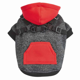 GG Harness Hoodie (Color: Red, size: medium)
