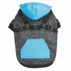 GG Harness Hoodie (Color: Blue, size: medium)