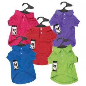 Zack & Zoey Polo Shirt (Color: Purple, size: Xsmall)
