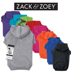 Zack & Zoey Basic Hoodie (Color: Green, size: Xsmall)