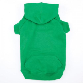 Casual Canine Basic Hoodie (Color: Green, size: large)