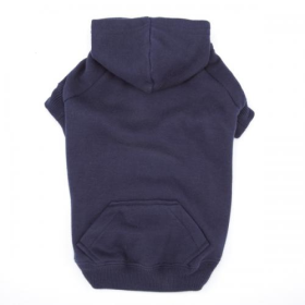 Casual Canine Basic Hoodie (Color: Blue, size: Xsmall)