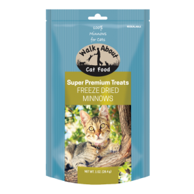 Walk About Cat Freeze Dried (Color: Minnows)