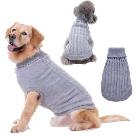 Dog Sweater Warm Pet Sweater Dog Sweaters for Small Dogs Medium Dogs Large Dogs Cute Knitted Classic Clothes Coat for Dog Puppy (size: X-Large)