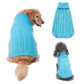 Dog Sweater Warm Pet Sweater Dog Sweaters for Small Dogs Medium Dogs Large Dogs Cute Knitted Classic Clothes Coat for Dog Puppy (size: small)