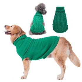 Dog Sweater Warm Pet Sweater Dog Sweaters for Small Dogs Medium Dogs Large Dogs Cute Knitted Classic Clothes Coat for Dog Puppy (size: large)