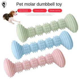 2pcs Pet Teeth Molar Toys TPR Chewing and Nibbling Dog Toothbrush Toys Teeth Grinding Teeth Tease Dog Stick dog toy (Color: Gentleman Blue)