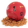 Food Dispensing Dog Toys; Pet Ball Toys; Rubber Slow Feeder Dog Puzzle Toys; Dog Treat Balls
