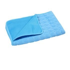 Dog Mat Cooling Summer Pad Mat For Dogs Cat Blanket Sofa Breathable (size: M)