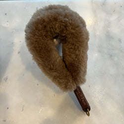Shearling Fur Grip (Color: Camel)