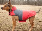 Touchdog Lightening-Shield Waterproof 2-in-1 Convertible Dog Jacket w/ Blackshark technology